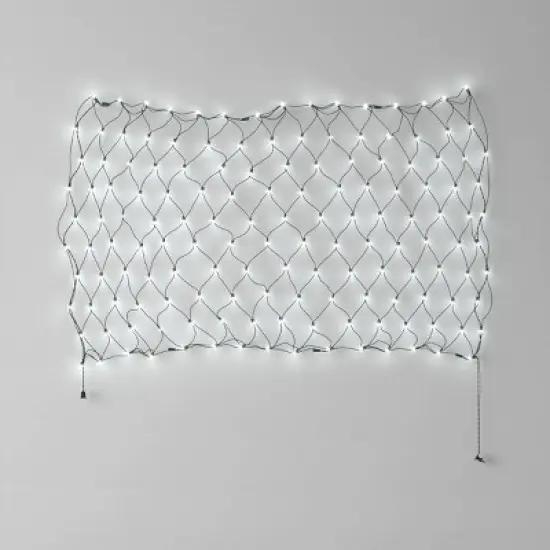 4'x6' Concave LED Christmas Net String Lights with Green Wire - Wondershop&trade; image {4}