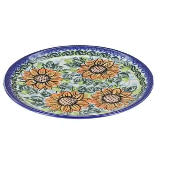 Blue Rose Polish Pottery Vena Dessert Plate image {17}