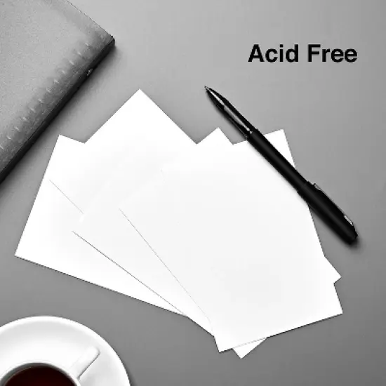 Staples Blank 4" x 6" Index Cards White 500/Pack (51011) 233502 image {2}