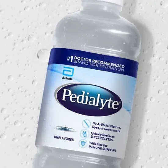 Pedialyte Electrolyte Solution Hydration Drink - Unflavored - 33.8 fl oz image {2}