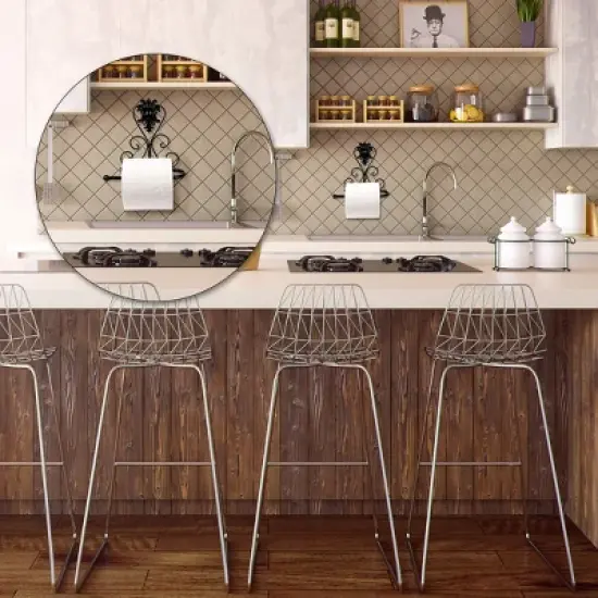 Unique Bargains Wall Rack Stand Toilet Paper Roll Holder for Bathroom image {4}