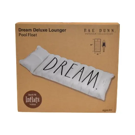 CocoNut Float Rae Dunn Pool Deluxe Lounger Float image {3}