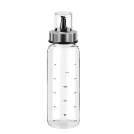 Unique Bargains Kitchen Cooking Stainless Steel Spout Accurate Pour Drip-Free Dispenser Bottle with ML Marks image {6}