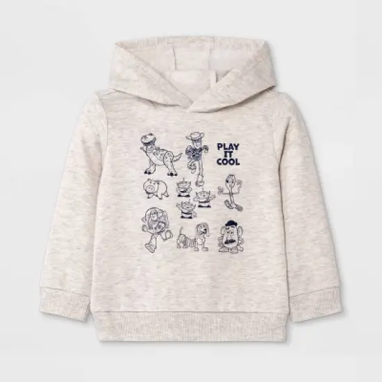 Toddler Boys' 4pc Toy Story Fleece Top and Jogger Set - Blue/Light Gray/Green image {2}