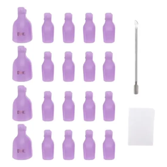 Unique Bargains Women's Durable Nail Art Removal Clip Kit 1 Set image {6}