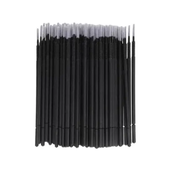 Unique Bargains Disposable False Eyelash Removal Cotton Swab 100 Pcs image {6}
