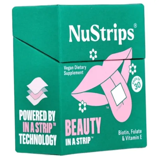 NuStrips Beauty In A Strip&trade;, Sweet Strawberry, 30 Strips image {4}