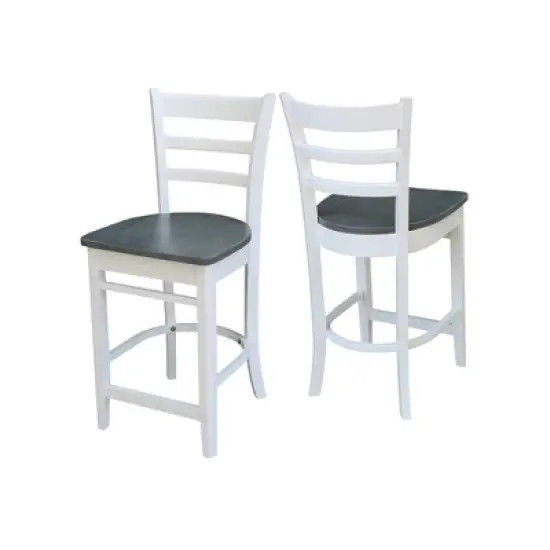 Emily Counter Height Barstool - International Concepts image {5}