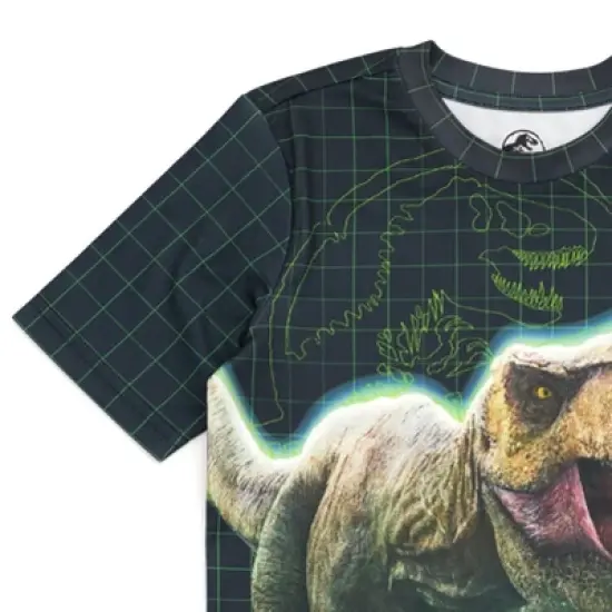 Jurassic World Jurassic Park T-Rex Toddler Boys T-Shirt and Shorts Outfit Set Toddler to Big Kid image {7}