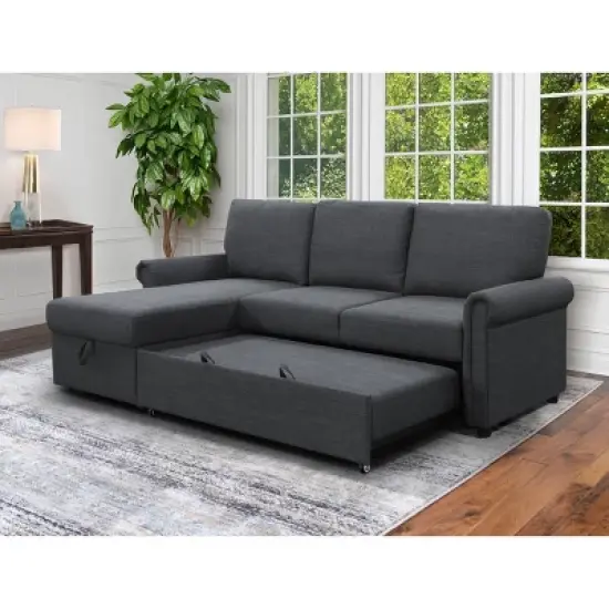 Clara Storage Sofa Bed Reversible Sectional - Abbyson Living image {2}