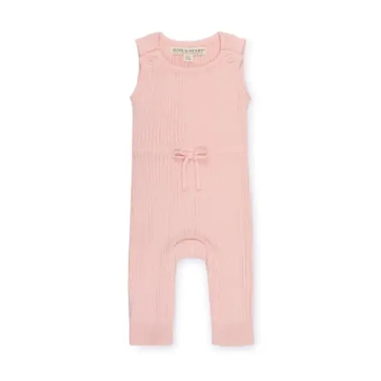 Hope & Henry Baby Organic Cotton Girls' Sleeveless Sweater Romper image {7}