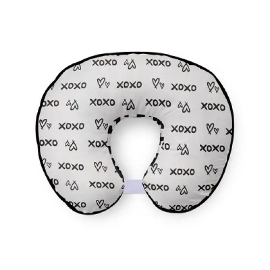 Bacati - 3 pc Love Aztec Print Black Hugster Feeding & Infant Support Nursing Pillow image {2}
