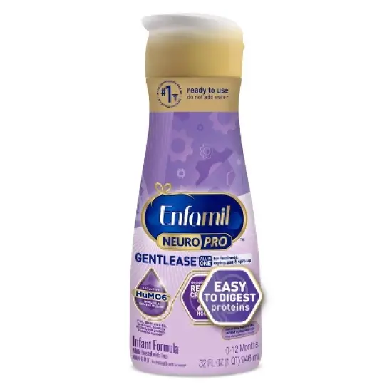 Enfamil Gentlease Ready To Feed Infant Formula Bottle - 32 fl oz image {3}