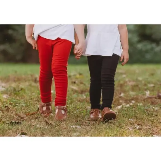 City Threads Girls 100% Cotton Leggings - USA-Made, Soft, Breathable & Sensory Friendly for Kids/Toddlers image {7}