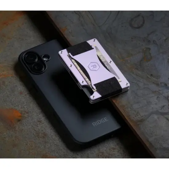 Ridge Wallet for Magsafe - Lavender - Cash Strap image {5}