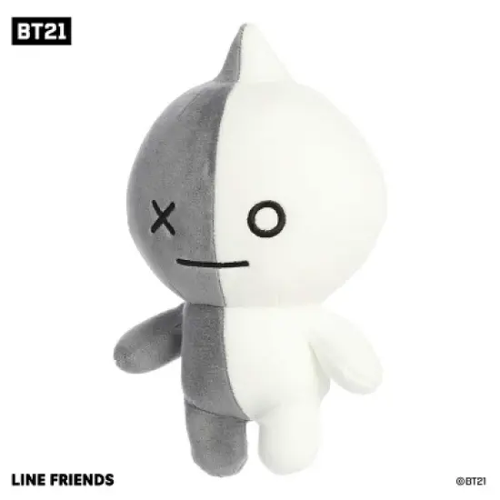 Aurora Medium VAN BT21 Lovable Stuffed Doll White 9.5" image {4}