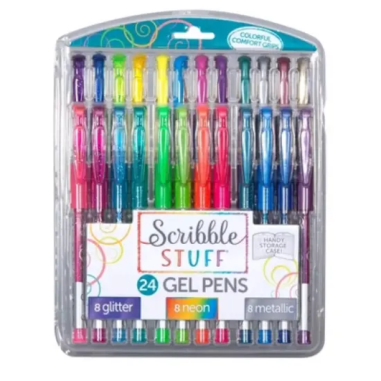 Scribble Stuff 24ct Gel Pens Clamshell image {4}