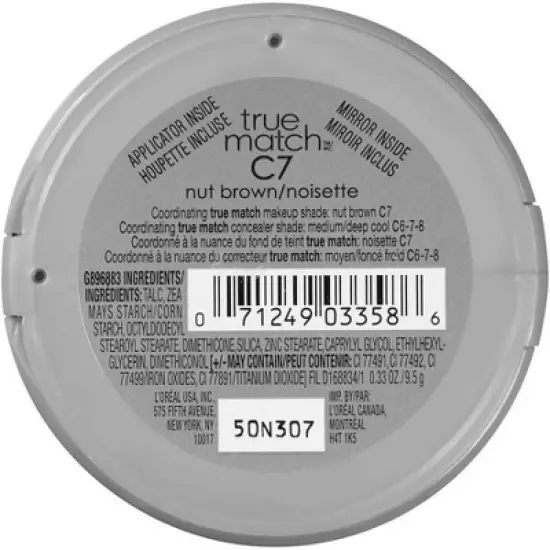 L'Oreal Paris True Match Makeup Super Blendable Oil-Free Pressed Powder - 0.33oz image {4}