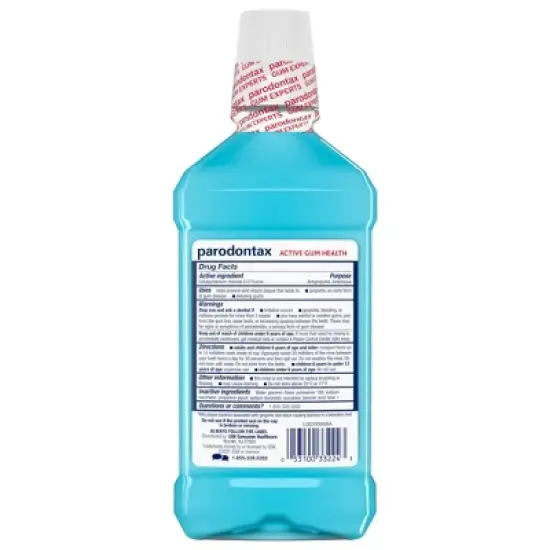 Parodontax Active Gum Health Mint Rinse Mouthwash - 16.9 fl oz/3ct image {5}
