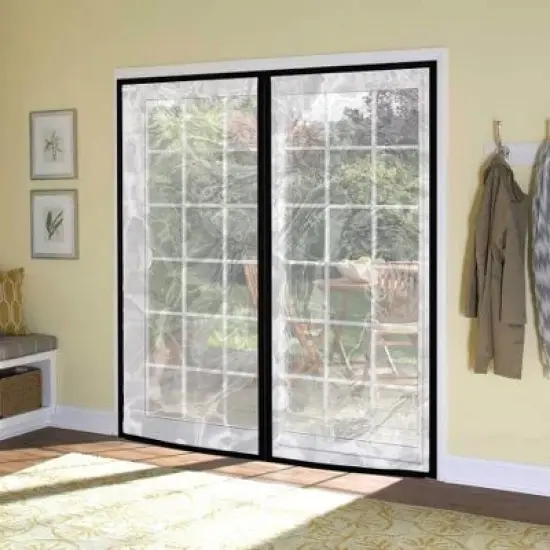 Covers&All Outdoor Clear Tarp Curtain, 18oz Clear Outdoor Curtains For Patio, Waterproof & Tear Proof Transparent PVC Vinyl Tarp image {3}