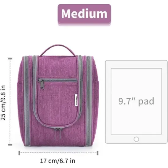 Narwey Small Hanging Toiletry Bag Women Travel Makeup Bag Organizer Toiletries Bag image {3}