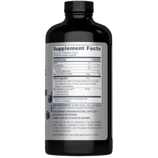 NeoCell Hyaluronic Acid Dietary Supplement Liquid - Berry - 16 fl oz image {1}