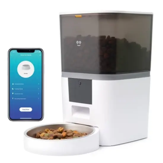 Geeni PetConnect Feeder 6L Smart Pet Feeder: Automated Feeding for Dogs & Cats, App Control image {1}