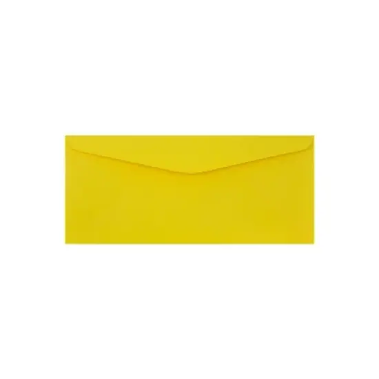 JAM Paper #9 Business Envelope 3 7/8" x 8 7/8" Yellow 25/Pack (1532902) image {2}