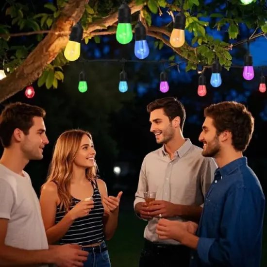 Westinghouse 48 FT., 24 Bulb Color Changing String Light image {6}