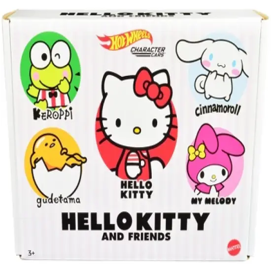 Sanrio "Hello Kitty and Friends" 5 Piece Set "Character Cars" Series Diecast Model Cars by Hot Wheels image {2}