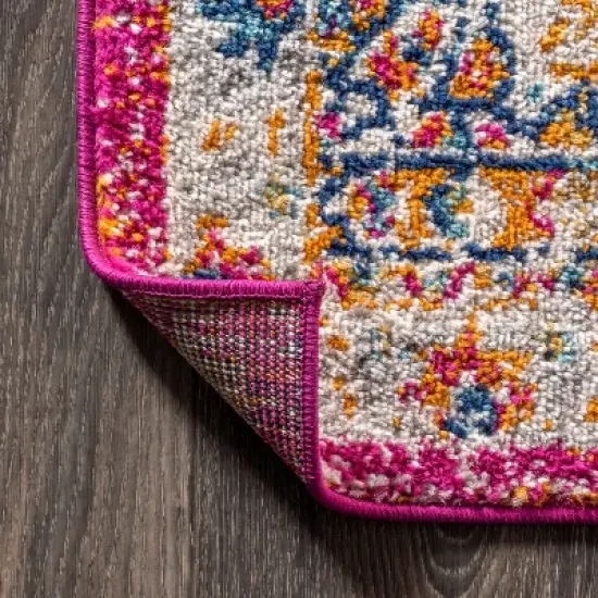 Bohemian FLAIR Boho Vintage Medallion Indoor Area Rug -JONATHAN Y image {2}