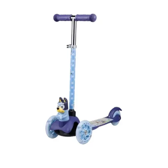 Bluey Mini 3D LUW Kick Scooter with Adjustable Handle Bar: 3 Wheels, ABEC-5 Bearings image {5}