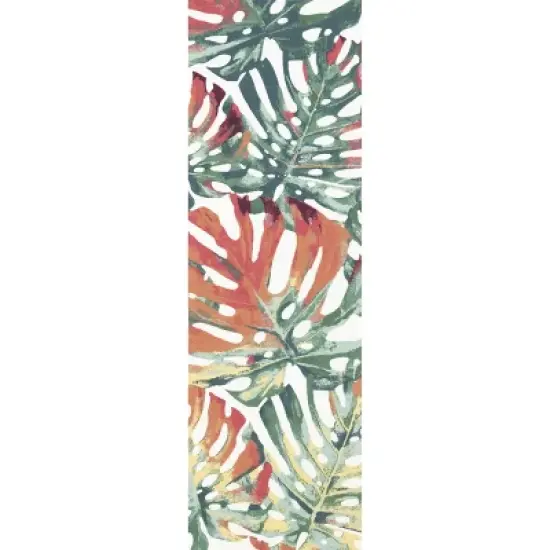 nuLOOM Contemporary Floral Janice Indoor/Outdoor Patio Area Rug image {10}