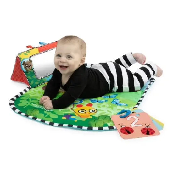 Baby Einstein Discover Garden Tummy Time Baby Playmat and Mirror image {2}