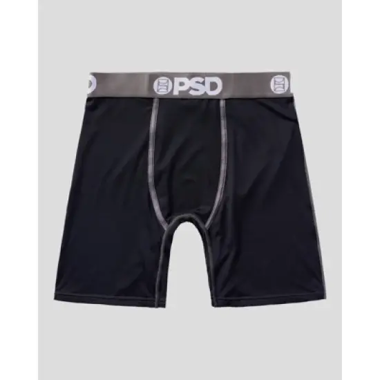 PSD Men's Camo Print Boxer Briefs 2pk - Gray/Black image {2}