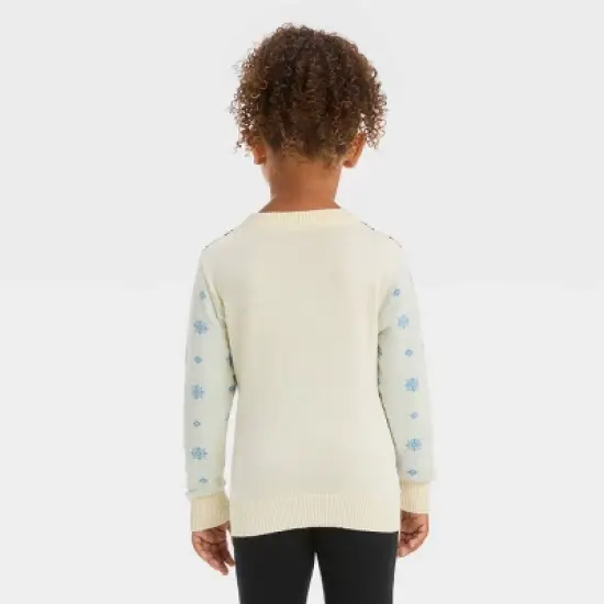Toddler Girls' Bluey Holiday Pullover Sweater - Off-White image {1}