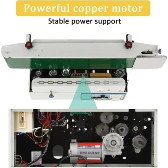 Automatic Horizontal Continuous Band Sealing Machine PVC Plastic Bag Sealer Tool image {4}