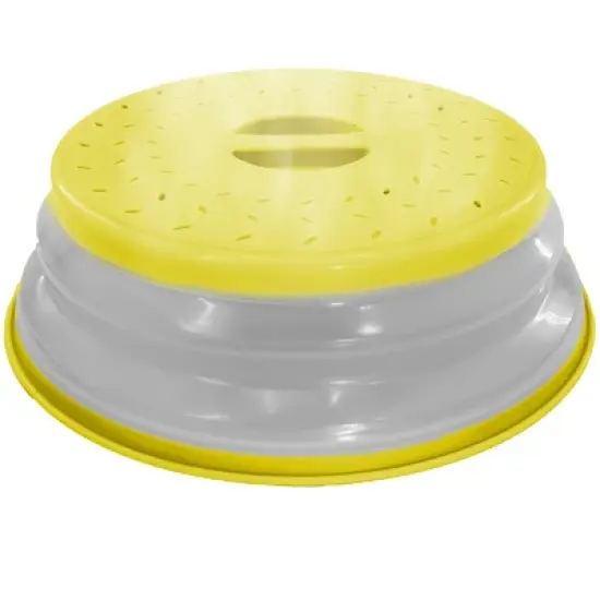 5 Star Super Deals Microwave Splatter Guard Cover Collapsible Lid Food Protection and Easy Storage BPA-Free Dishwasher Safe Heat Resistant image {12}