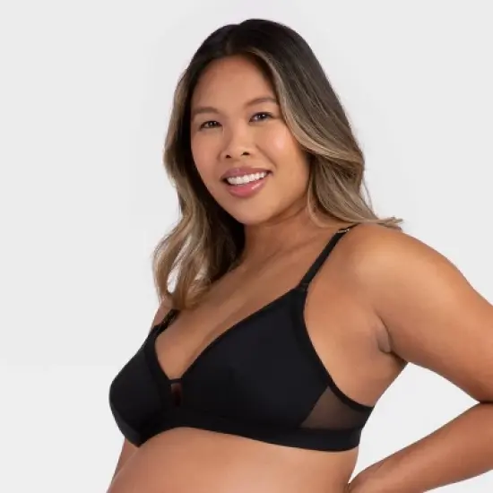 All.You. LIVELY Mesh Trim Maternity Bralette image {1}