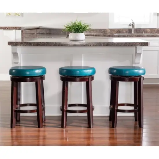 Maya Swivel Backless Counter Height Barstool - Linon image {3}