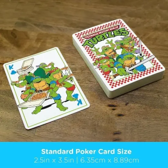 Aquarius Puzzles Teenage Mutant Ninje Turtles Pizza Playing Cards image {3}