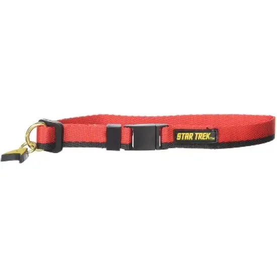 Crowded Coop, LLC Star Trek Uniform Cat Collar | Red image {2}