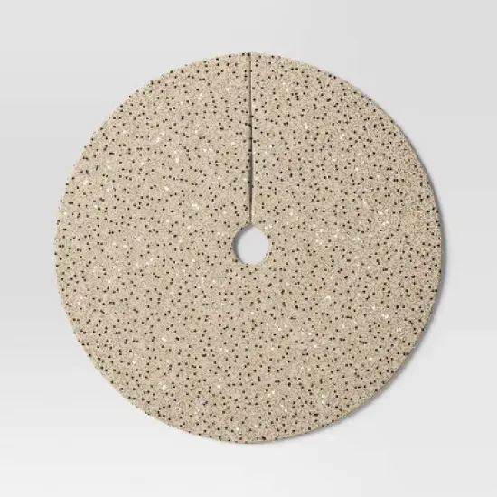 48" Christmas Sequined and Beaded Tree Skirt Silver - Wondershop&trade; image {3}