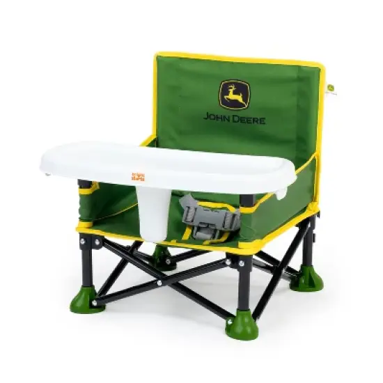 Bright Starts John Deere Pop N' Sit Portable Booster Seat - Green image {7}