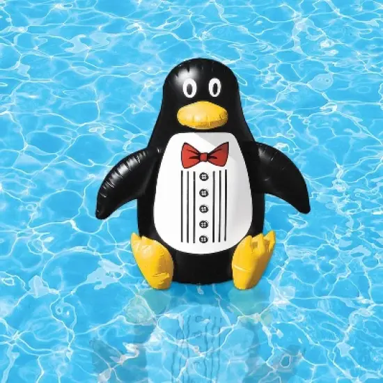 Poolmaster Floating Swimming Pool 33" Backyard D&eacute;cor - Penguin image {1}