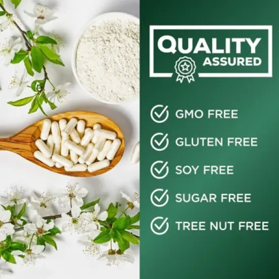 Collagen Peptides for Women & Men Hydrolyzed Supplement Hair Skin Nails Support - 60 Capsules;120 Capsules image {6}