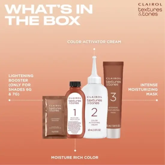 Clairol Textures & Tones Permanent Hair Color Cream image {3}