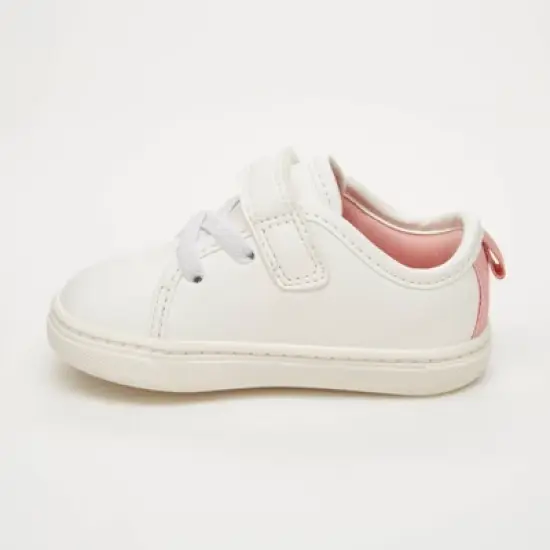 Carter's Just One You&reg;️ Baby Girls' Emily First Walk Sneakers - White image {1}