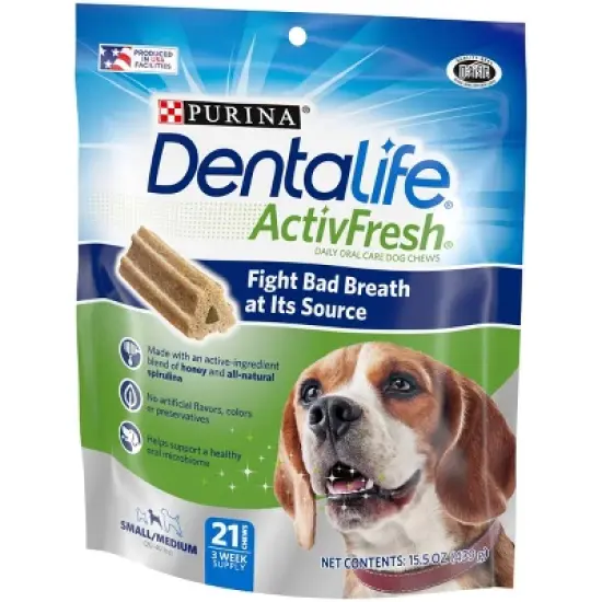 Nestle Purina Dentalife Small/Medium Chicken Chewy Dog Treats image {5}