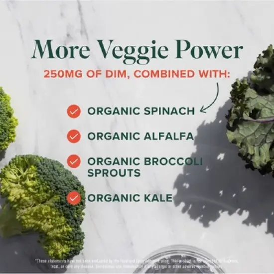 Women's DIM Complex, Hormone Menopause Relief, Hot Flashes & Night Sweats & Estrogen Balance Support Supplements, SMNutrition, 60ct image {5}